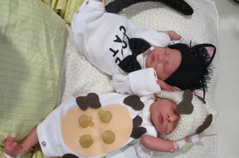 IMAGES, Tiny babies dress for 1st Halloween in the Norton NICU